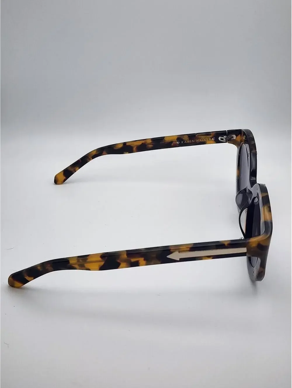Karen Walker Flowerpatch Tortoise Shell Cat Eye Sunglasses